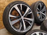 19 colos gyári bi-color Peugeot alufelni nyári gumi 19 col 5x108 felni