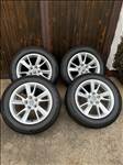  5x112 lyukosztású 16" újszerű (gyári felni) AUDI alufelni, rajta 205/60 újszerű Dunlop téli gumi