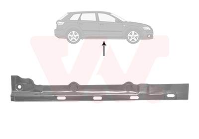 VAN WEZEL 5894108 - küszöbborítás AUDI VW