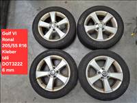  Golf VI 5x112 16" RONAL alufelni, 205/55 Kleber téli gumi szett (40854)