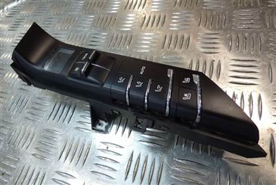 Porsche Cayenne S 92A ülésfűtés és klíma jobb oldali középkonzol vezérlőegység eredeti használt - OEM 17431222