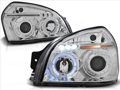 Hyundai Tucson (JM) HYUNDAI TUCSON 2004.07-2010 Króm ANGEL EYES Első L