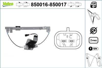 ablakemelő VALEO 850017 for ALFA ROMEO