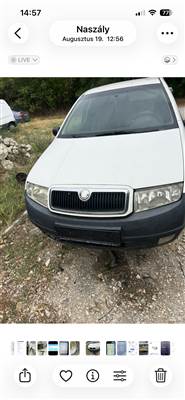 Skoda Fabia I bontott alkatrészei