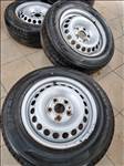  5x120 lyukosztású VW T5 16" használt lemezfelni, rajta 205/65 használt Hankook nyári gumi