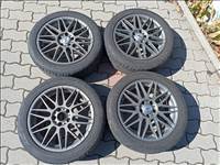  5x112 lyukosztású 17" használt Rial alufelni, rajta 215/50 használt Taurus nyári gumi gumi 