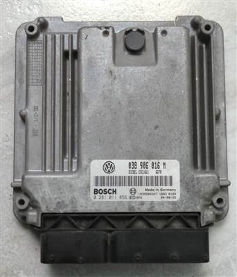 VW Transporter T5 MULTIVAN 2003-2016 motorvezérlő egység 0281011856 eredeti használt - 038906016M