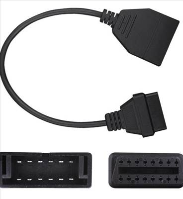 GM- Daewoo OBD átalakító kábel OBD2-OBD1