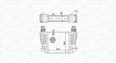 MAGNETI MARELLI 351319204710 - töltőlevegő-hűtő RENAULT