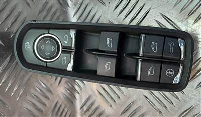 Porsche 970 bal első ablakemelő kapcsoló 7PP959858K / Panamera, eredeti használt