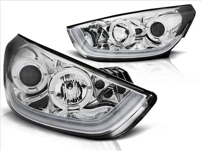 Hyundai Tucson (LM) HYUNDAI TUCSON IX35 2010-2013 Króm TUBE LIGHT Első