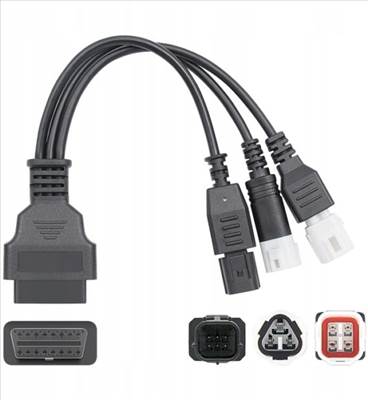 3-pin 4-pin Yamaha 6-pin HONDA motorkerékpár diagnosztikai kábel