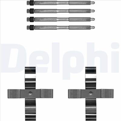 DELPHI LX0703 - Fékbetét szerelékkészlet BMW MINI