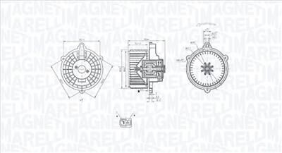 MAGNETI MARELLI 069412352010 - Utastér-ventilátor LAND ROVER VOLVO