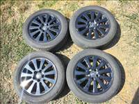 Volvo V50 5x108 lyukosztású 16" használt alufelni, rajta 205/55 használt Maxxis nyári gumi