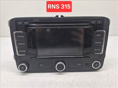 Volkswagen Polo V RNS 315 fejegység (40489) 3c8035279l