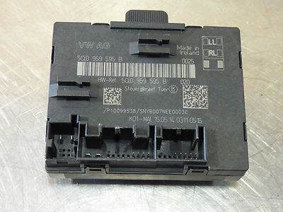 VW Passat 3G B8 AUDI A3 8V jobb hátsó ajtóvezérlő egység 5Q0959595B, eredeti használt