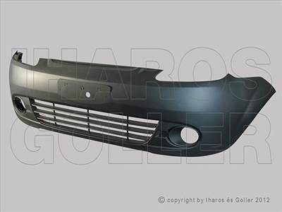 Chevrolet Spark 2005-2010 - Első lökhárító borítás alapozott (egyberácsos)