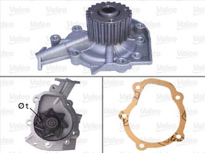 Vízszivattyú, motorhűtés VALEO 506954_VAL for DAEWOO, CHEVROLET, SCHAEFF