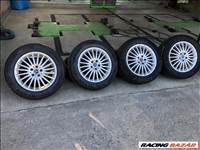  5x112 lyukosztású 17" használt (gyári felni) alufelni, rajta 225/55 használt Nexen téli gumi gumi 
