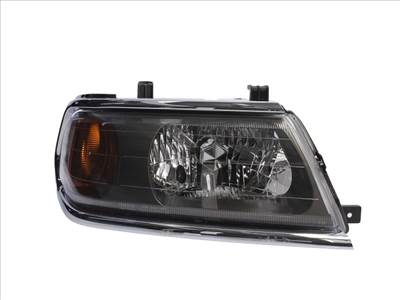 Mitsubishi Pajero 2004-2006 utángyártott új jobb első fényszóró H4 króm ker. "SPORT" (motoros) DEPO 1452421