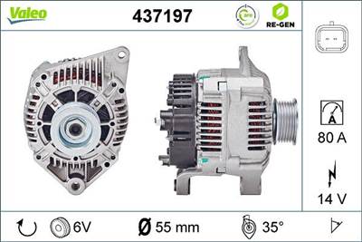 generátor VALEO 437197 for RENAULT