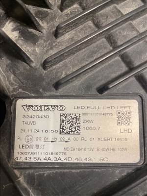 Volvo XC60 II led fényszóró bal 32420430