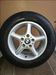  5x120 lyukosztású 15" használt (gyári felni) alufelni, rajta 195/65 használt Hankook 
