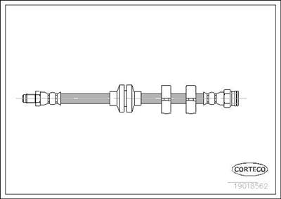 fékcső CORTECO 19018562 for ALFA ROMEO, FIAT, LANCIA