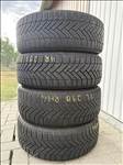  5x112 lyukosztású 16" használt Borbet alufelni, rajta 205/55 újszerű Michelin téli gumi gumi 