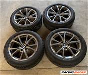  5x112 lyukosztású 17" újszerű (gyári felni) alufelni, rajta 225/50 újszerű Bridgestone téli gumi 