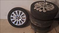  4db 5x100 lyukosztású 16" gyári Subaru alufelni, 205/55 Yokohama nyári gumival eladó 
