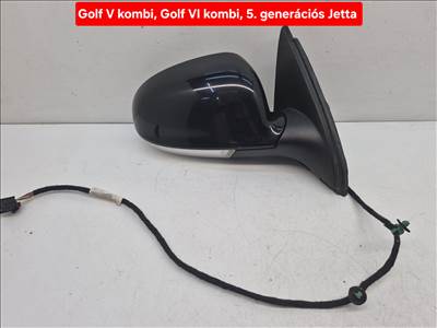 Volkswagen Golf VI kombi, Golf V kombi, Jetta V jobb visszapillantó tükör LC9X (40394)