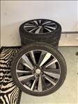  5x108 lyukosztású 19" használt alufelni, rajta 225/45 használt Dunlop nyári gumi gumi 