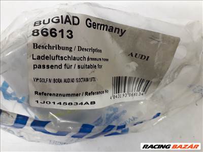 Volkswagen Golf IV, Vw Bora, Seat León I, Audi A3 (8L),Octavia I töltőlevegő cső, intercooler cső  1j0145834ab 86613