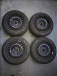  4x100 lyukosztású 15" használt lemezfelni, rajta 195/60 használt Kumho téli gumi gumi 