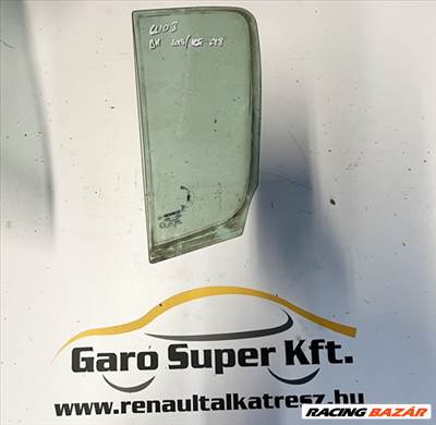 Renault Clio III bal hátsó ajtóüveg