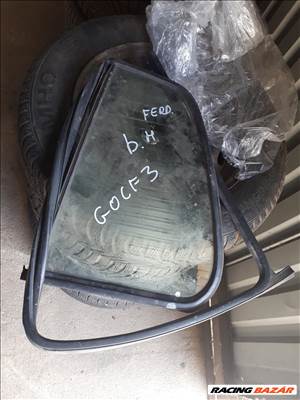 Volkswagen Golf III 5 ajtós bal hátsó ajtó fix ablak kerettel 43r001057 dot27m23100as2