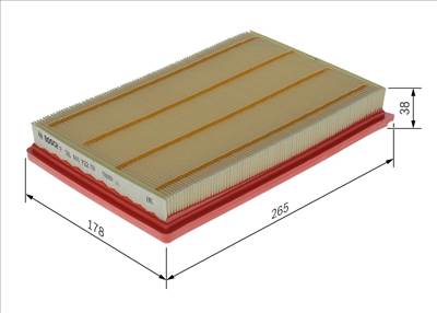 légszűrő BOSCH F 026 400 722 for MERCEDES-BENZ