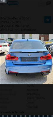 BMW F30 Hátsó M lökháritó 330d- dupla kipuf. eladó