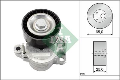 INA 534 0625 10 - hosszbordás szíj feszítőkar AUDI SEAT SKODA VW