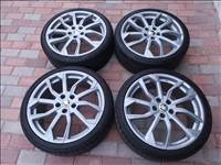  5x112 lyukosztású 19" újszerű Brock alufelni, rajta 235/35 használt Uniroyal nyári gumi gumi 