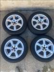  5x100 lyukosztású 15" újszerű (gyári felni) alufelni,  195/55 használt BFGoodrich nyári gumi