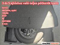 GolfVI teljes pótkerék szerszámkészlettel 5x112 15" lemezfelni, 195/65 Michelin nyári gumi (37077)