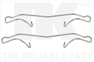 NK 7947678 - Fékbetét szerelékkészlet AUDI CITROËN PEUGEOT PORSCHE RENAULT SEAT SKODA VW