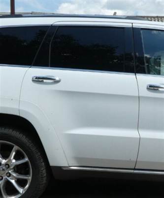 Jeep Grand WK2 jobb hátsó ajtó kiegészítő alkatrészek nélkül, fehér, 2015 eredeti használt - Cherokee