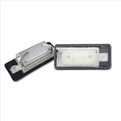 Audi A3 8P A4 B6 B7 A5 A6 4F Q7 LED rendszám, rendszámtábla világítás - LEDes - 8E0807430A 8E0807430B 8E0943021B 8E0943022B ✔️