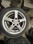  5x120 lyukosztású 16" használt Dezent alufelni, rajta 205/55 R16 használt téli gumi 