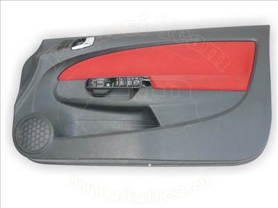 Opel Corsa D/2 2011-2014 - kárpit, jobb oldali ajtó, 3ajtós, elektromos ablakhoz, piros, XXWZ