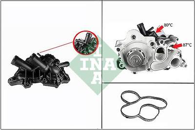 Vízszivattyú, motorhűtés Schaeffler INA 538 0889 10 for AUDI, SEAT, SKODA, VW